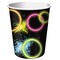 Party Central Glowing Rings Disposable Drinking Party Tumbler Cups - 9 oz. - Club Pack of 96